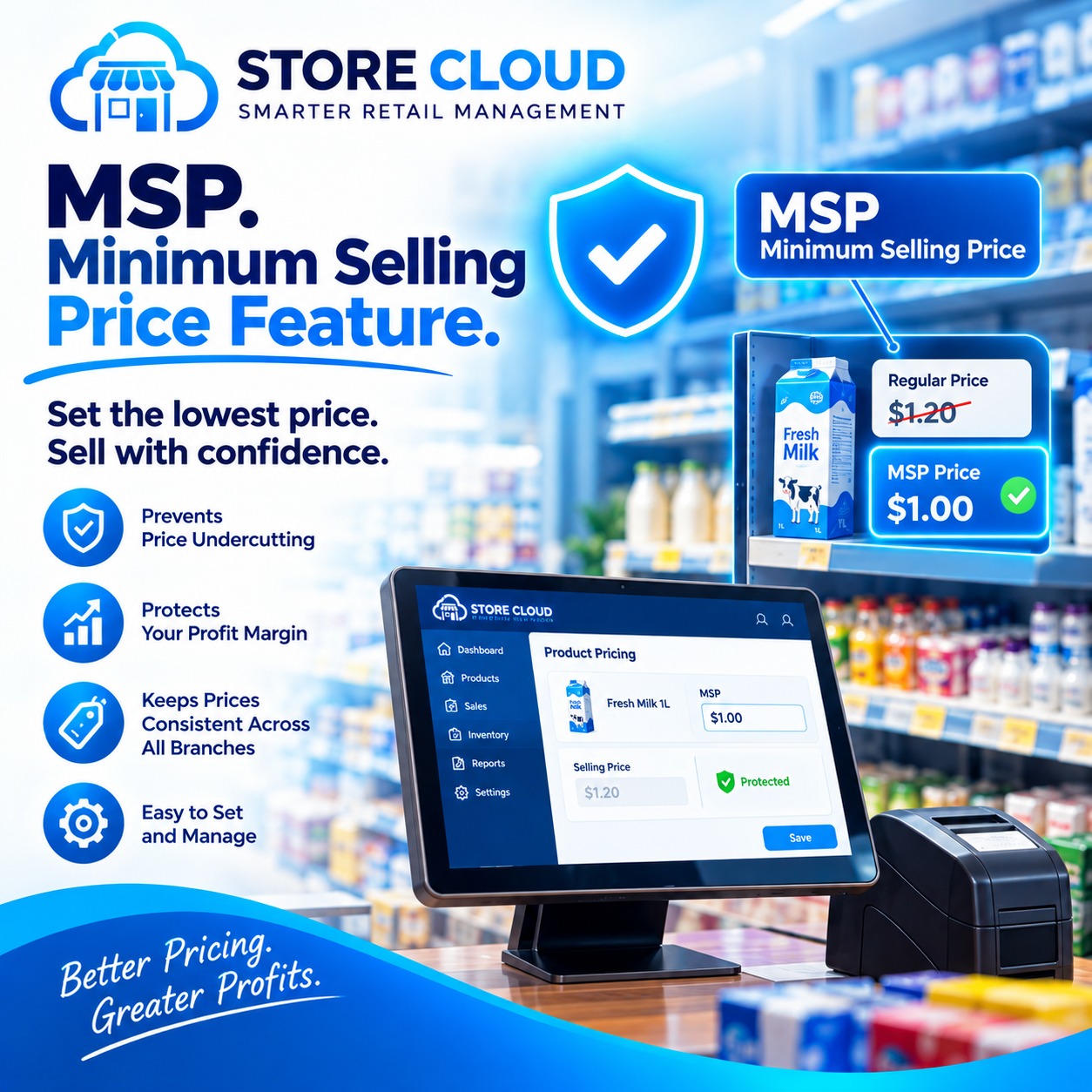 StoreCloud Minimum Selling Price MSP Feature